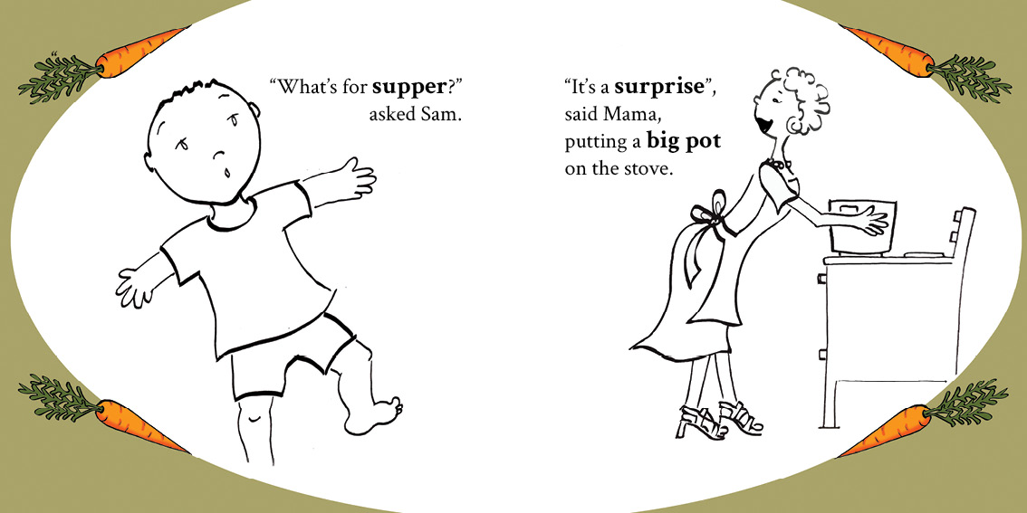 What’s In The Pot? — original illustrated page 4, English text included