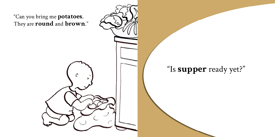 What’s In The Pot? — original illustrated page 9, English text included
