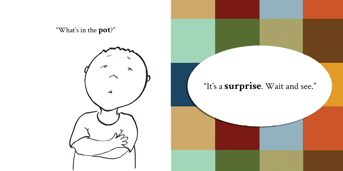 What’s In The Pot? — original illustrated page 11, English text included