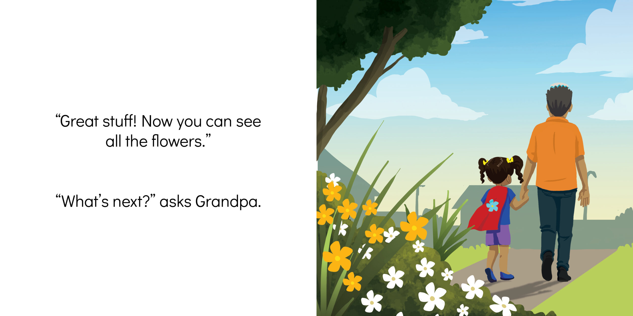 What’s next? — original illustrated page 6, English text included