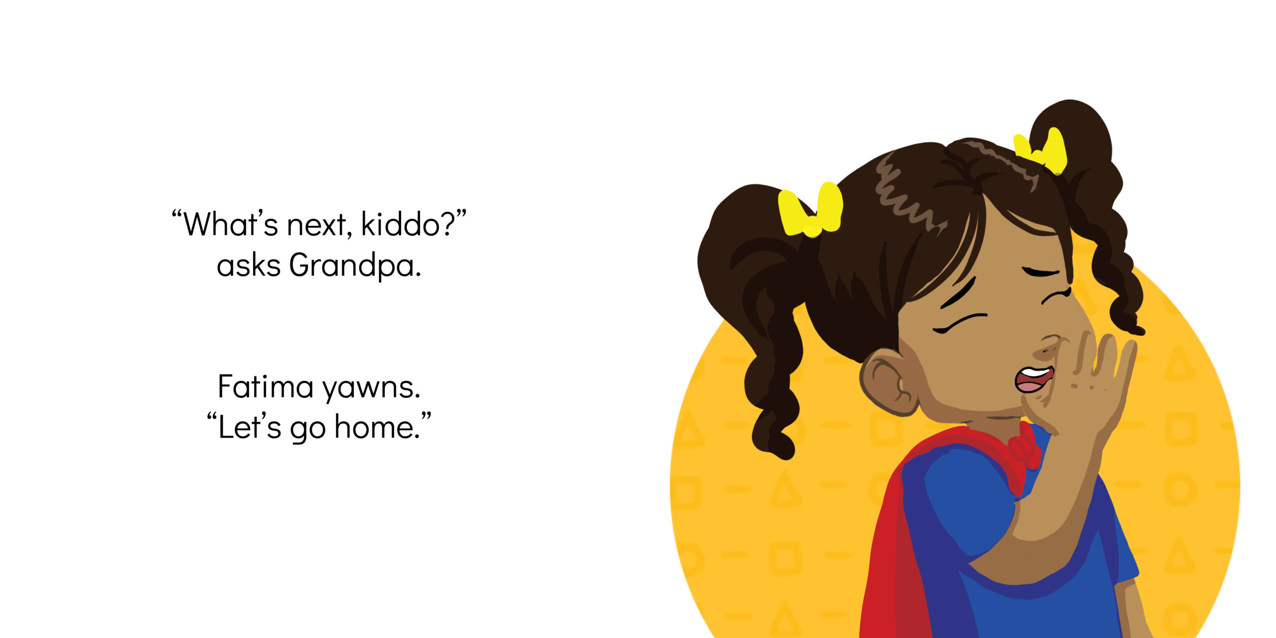 What’s next? — original illustrated page 9, English text included