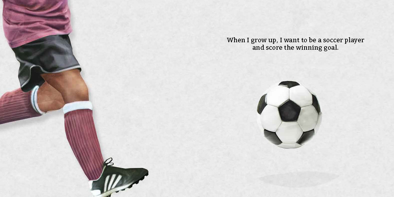 When I grow up — original illustrated page 12, English text included