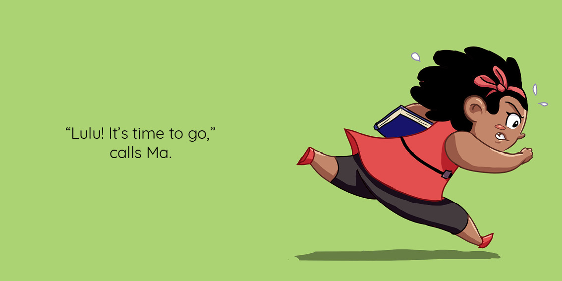 Where is Lulu? — original illustrated page 4, English text included