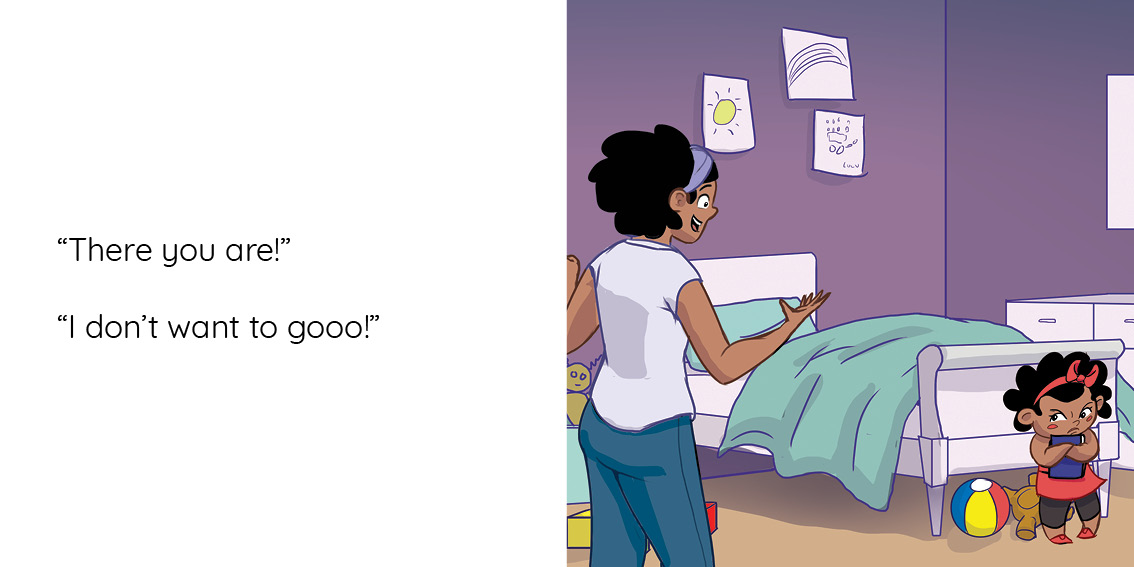 Where is Lulu? — original illustrated page 8, English text included