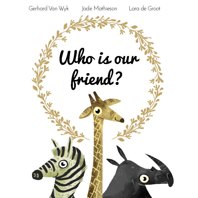Who is our friend? — original illustrated page 1, English text included