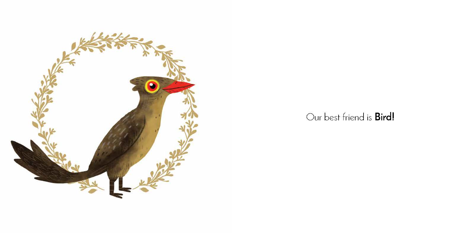 Who is our friend? — original illustrated page 6, English text included