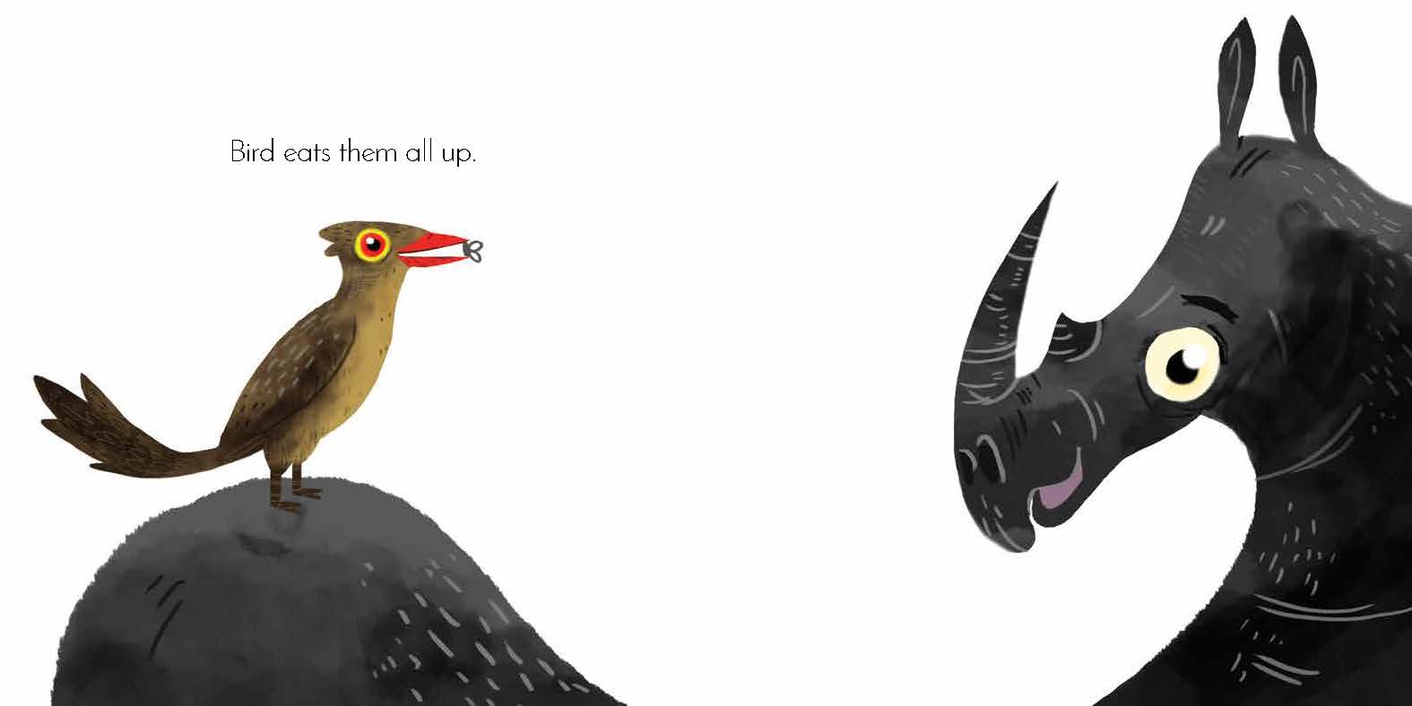 Who is our friend? — original illustrated page 8, English text included
