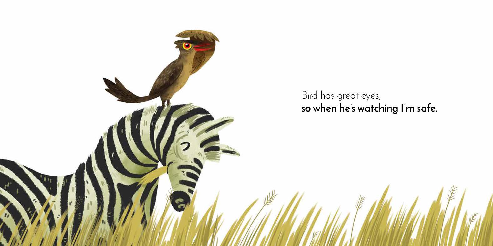 Who is our friend? — original illustrated page 14, English text included