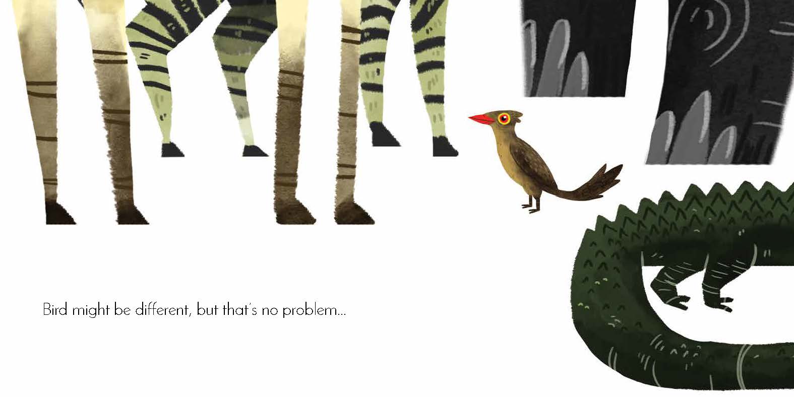 Who is our friend? — original illustrated page 15, English text included