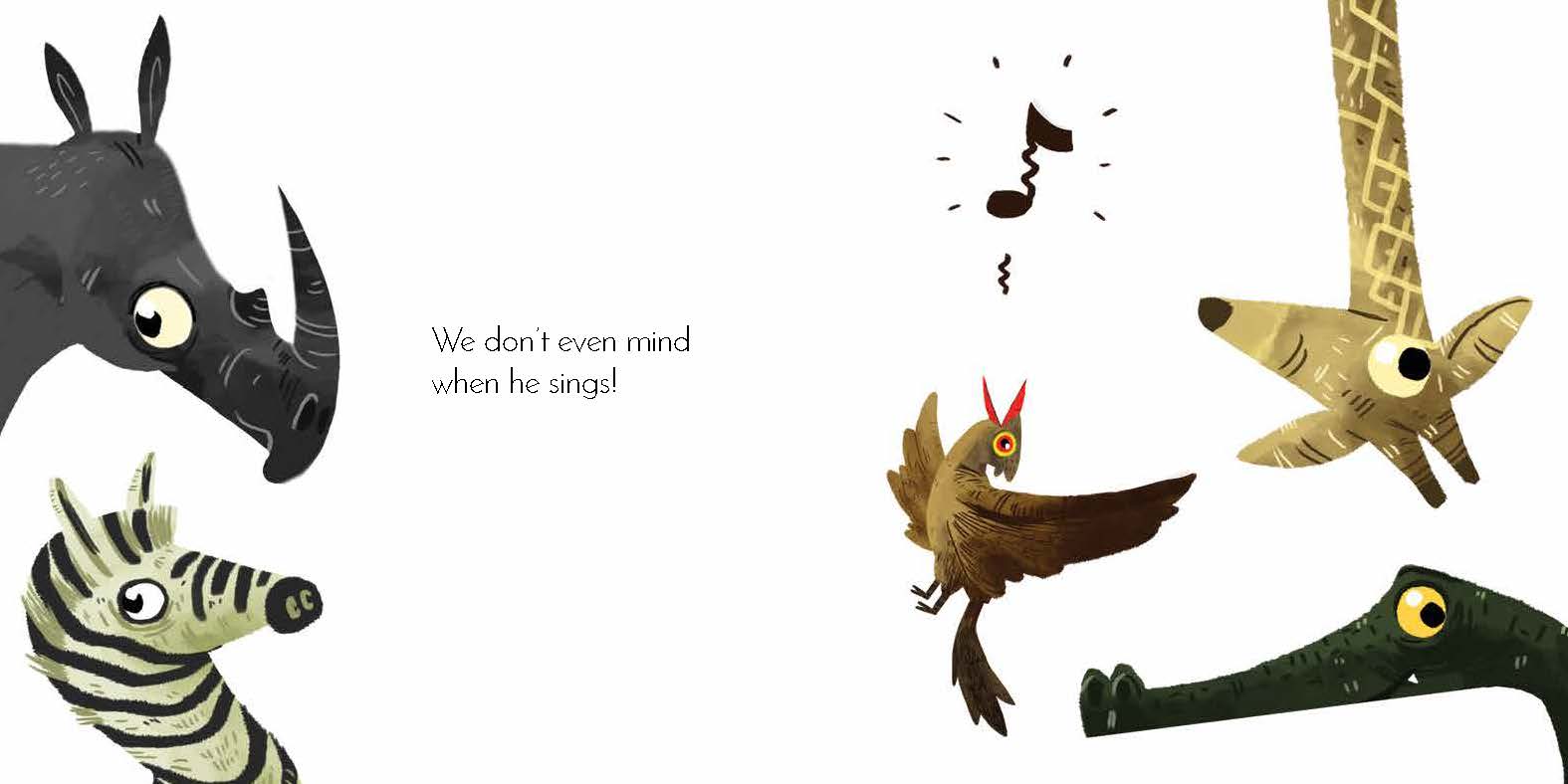 Who is our friend? — original illustrated page 16, English text included