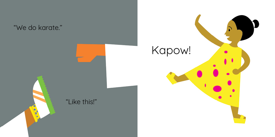 Who takes the train? — original illustrated page 10, English text included
