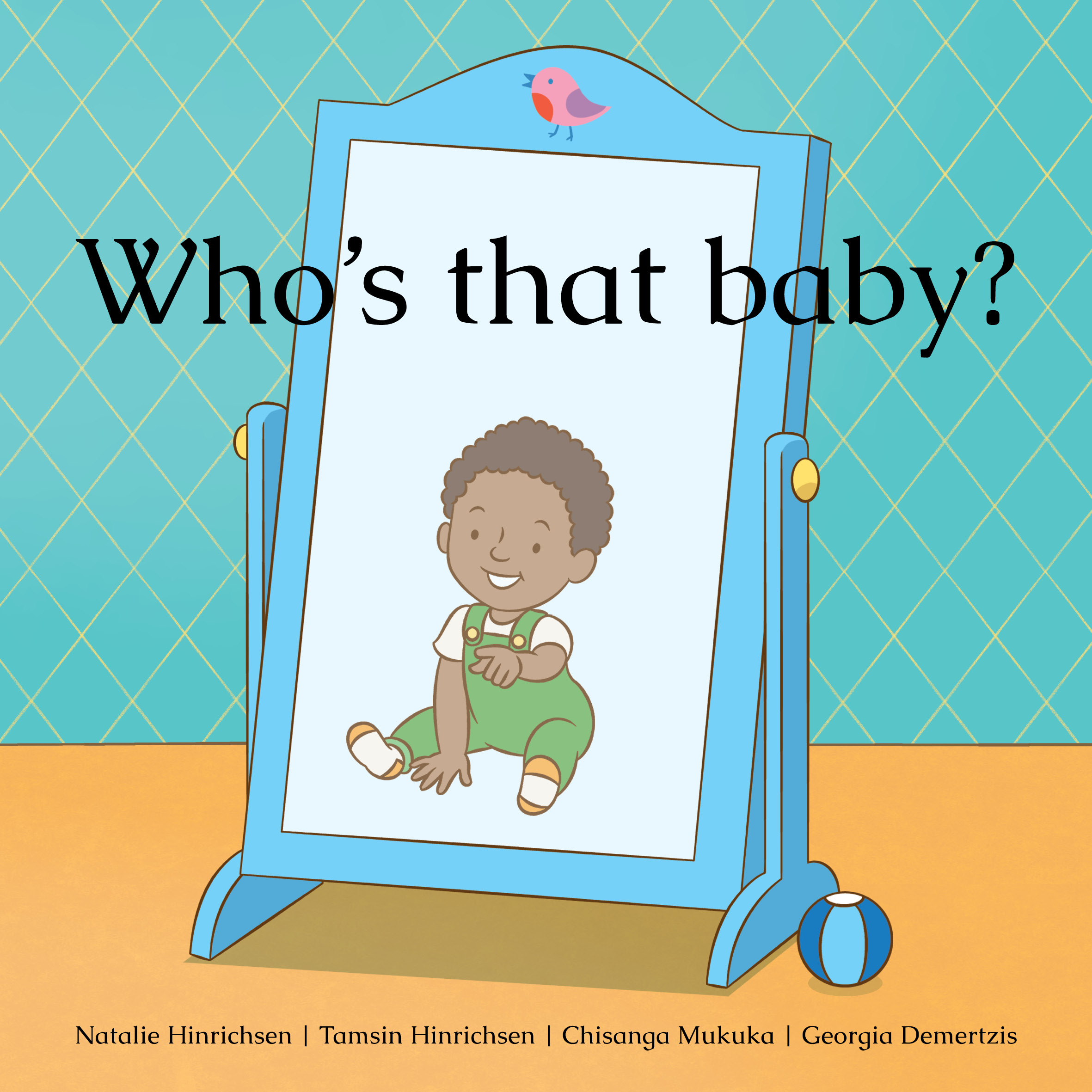 Who’s that baby? — original illustrated page 1, English text included