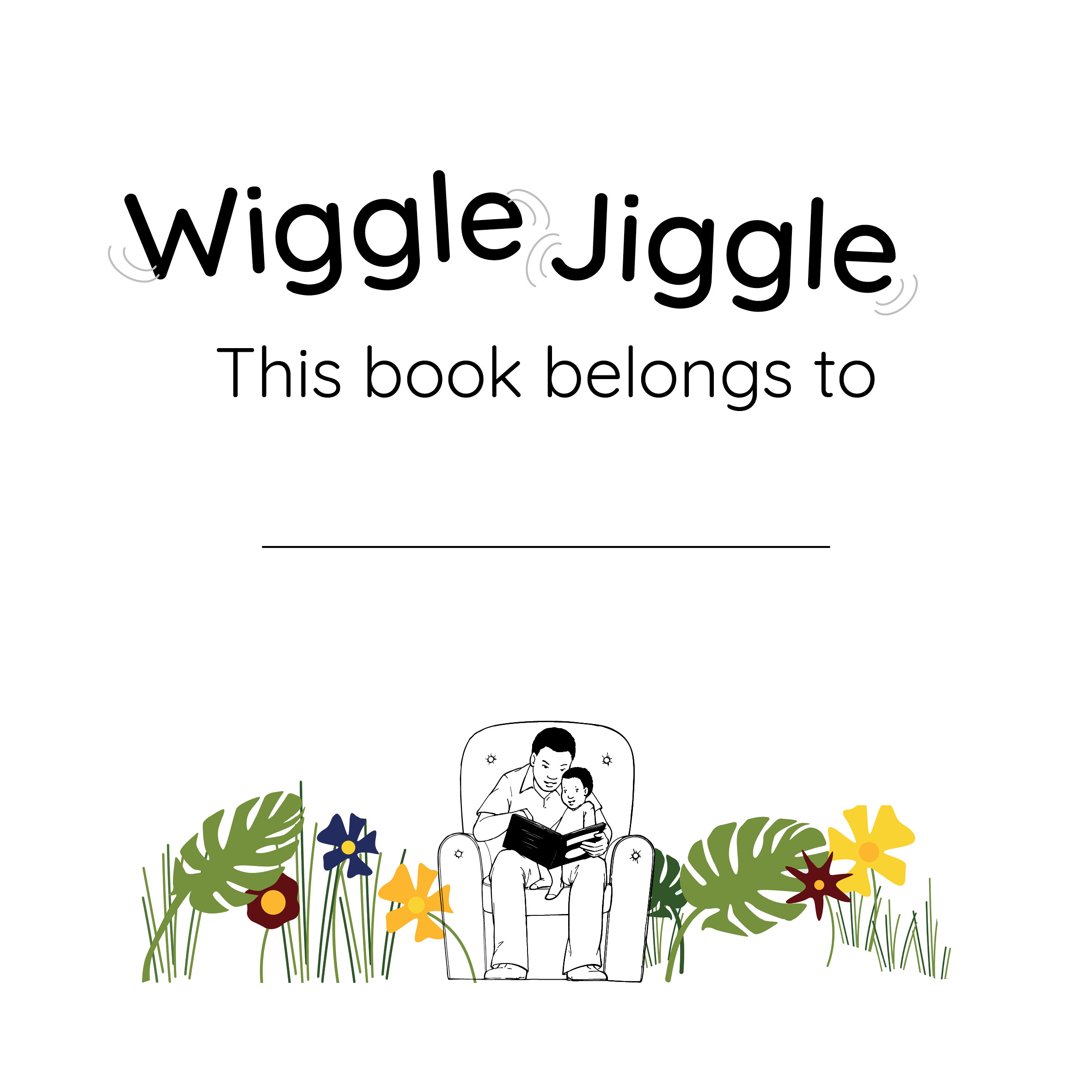 Wiggle Jiggle — original illustrated page 2, English text included