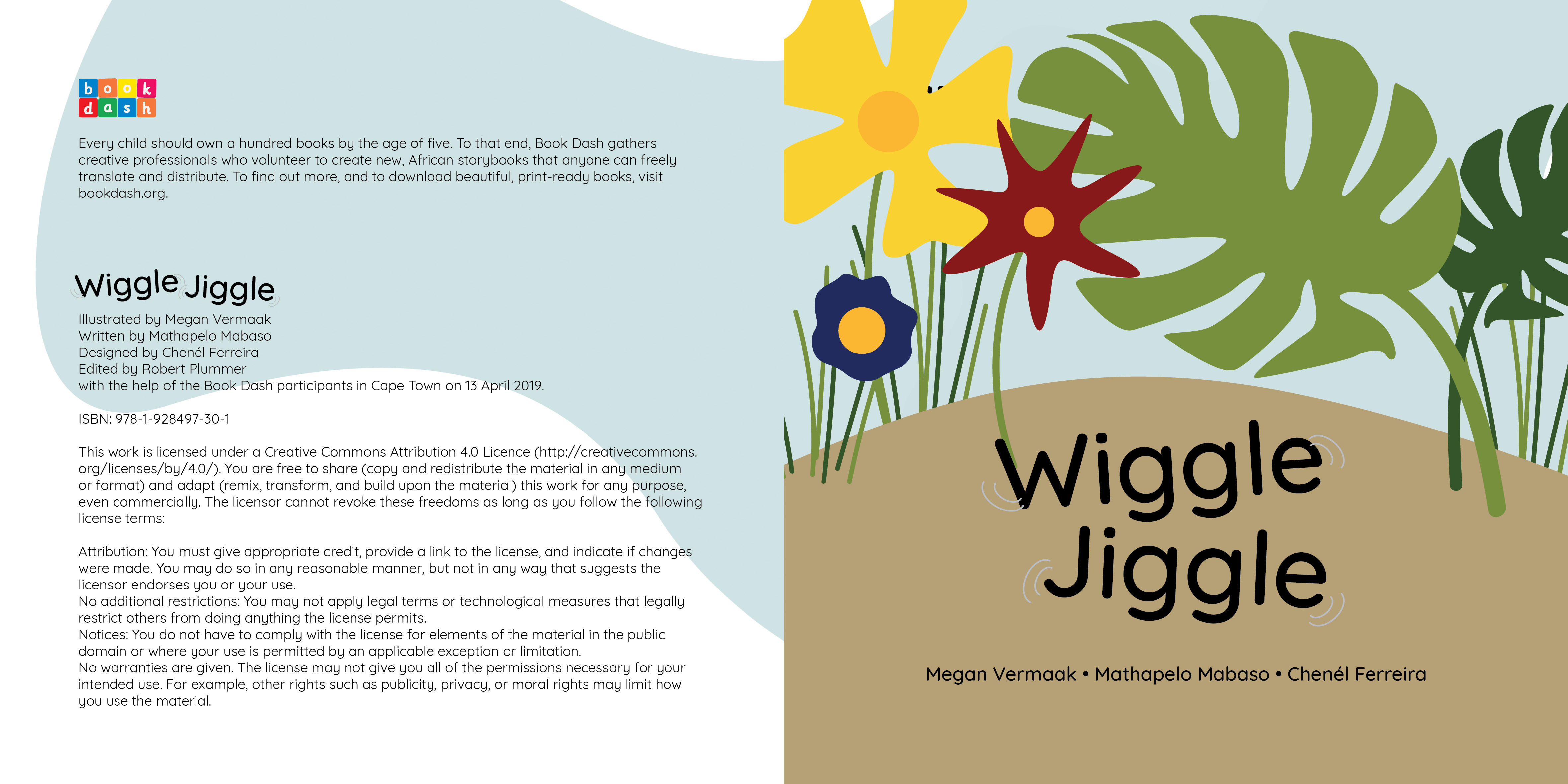 Wiggle Jiggle — original illustrated page 4, English text included