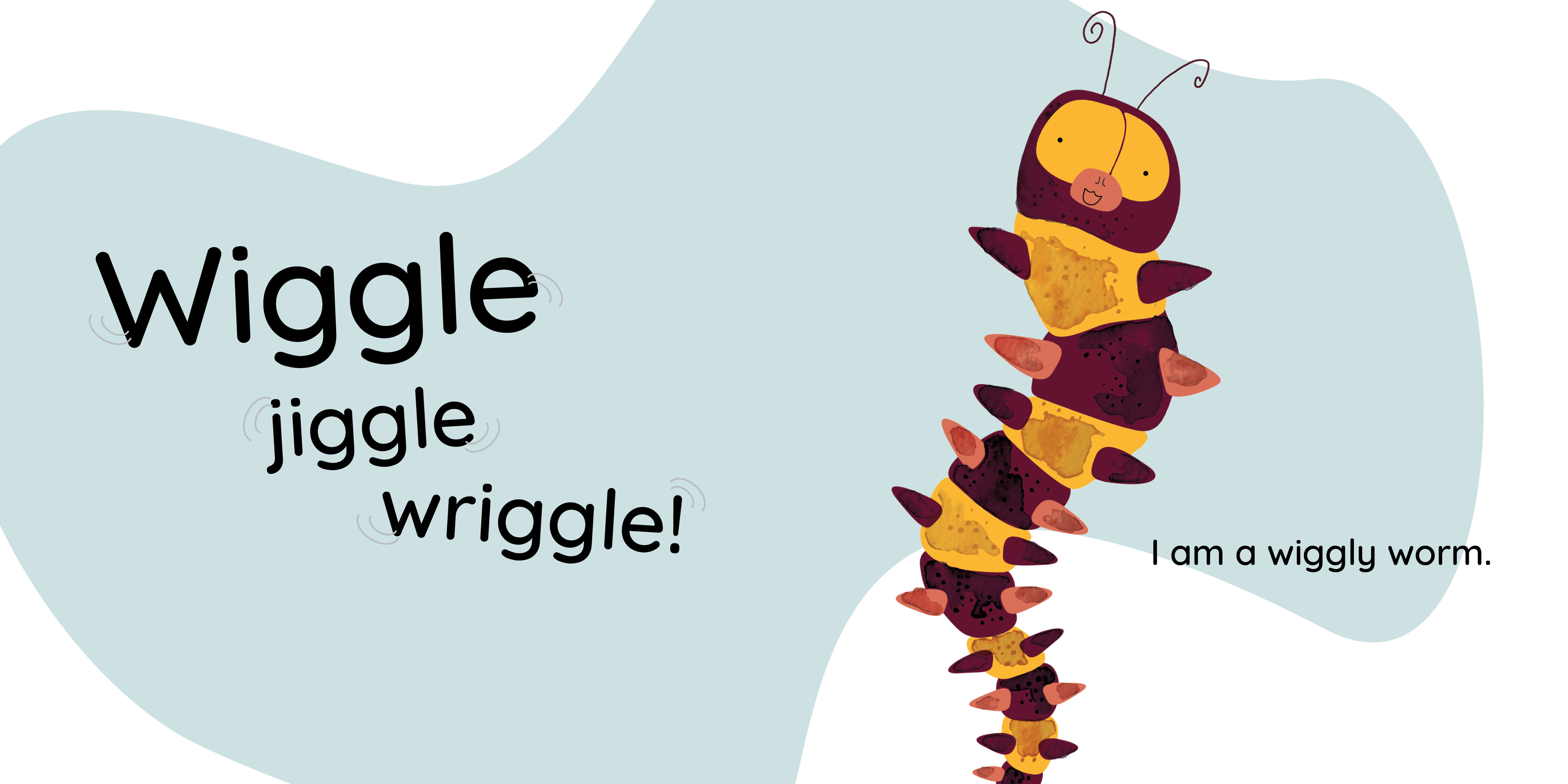 Wiggle Jiggle — original illustrated page 5, English text included