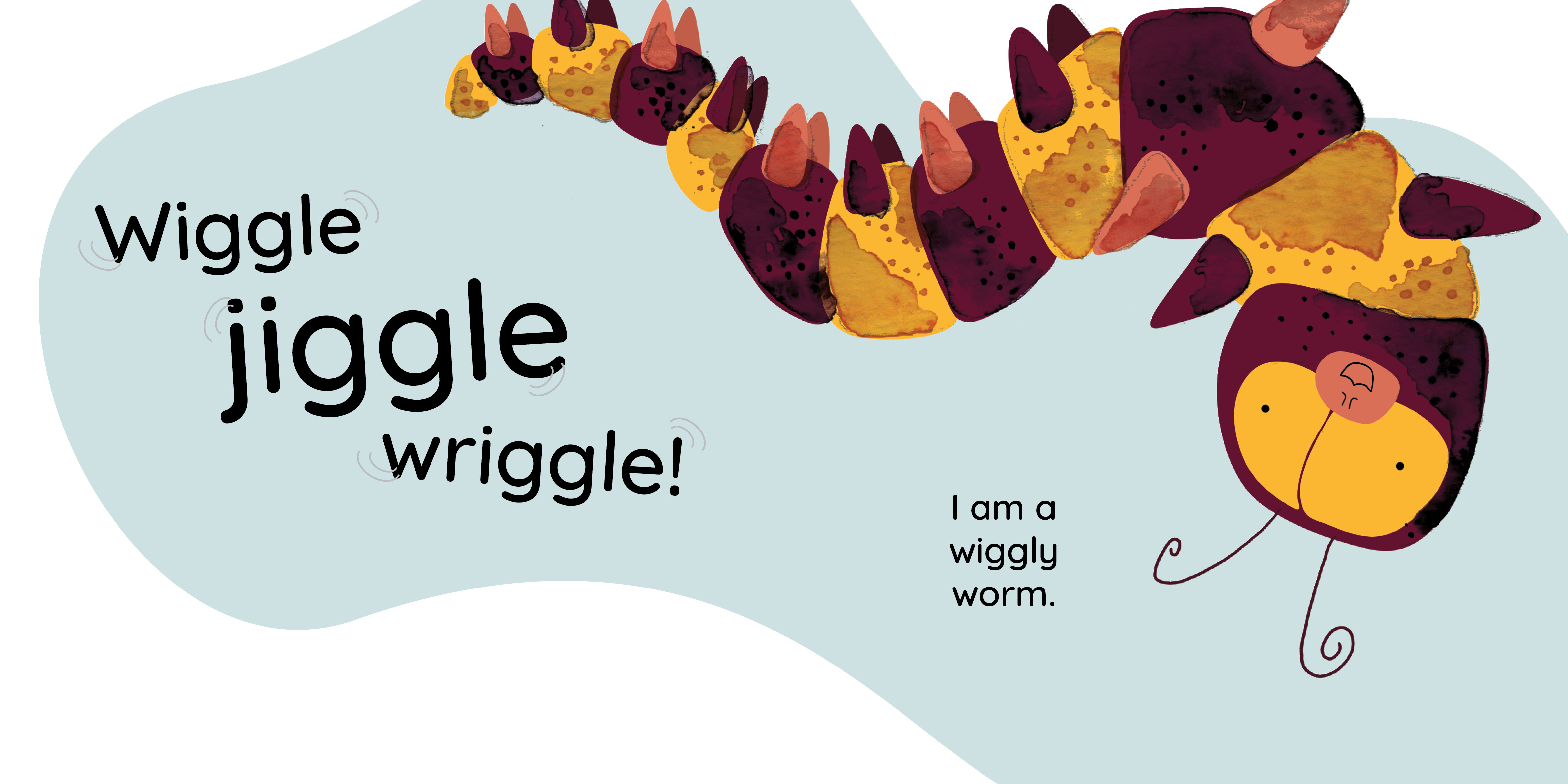 Wiggle Jiggle — original illustrated page 7, English text included
