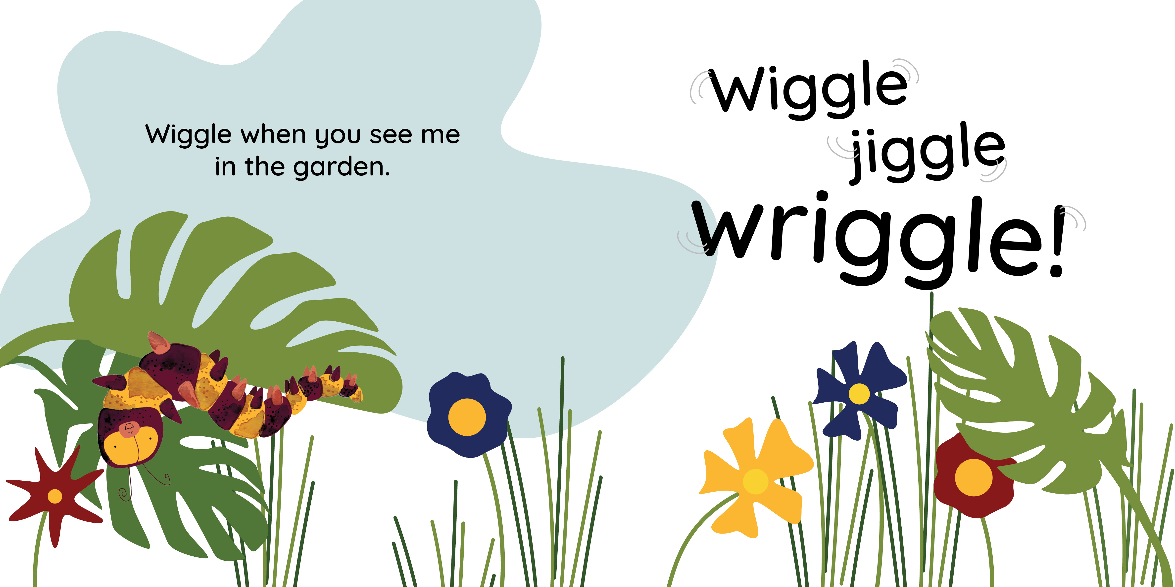 Wiggle Jiggle — original illustrated page 13, English text included
