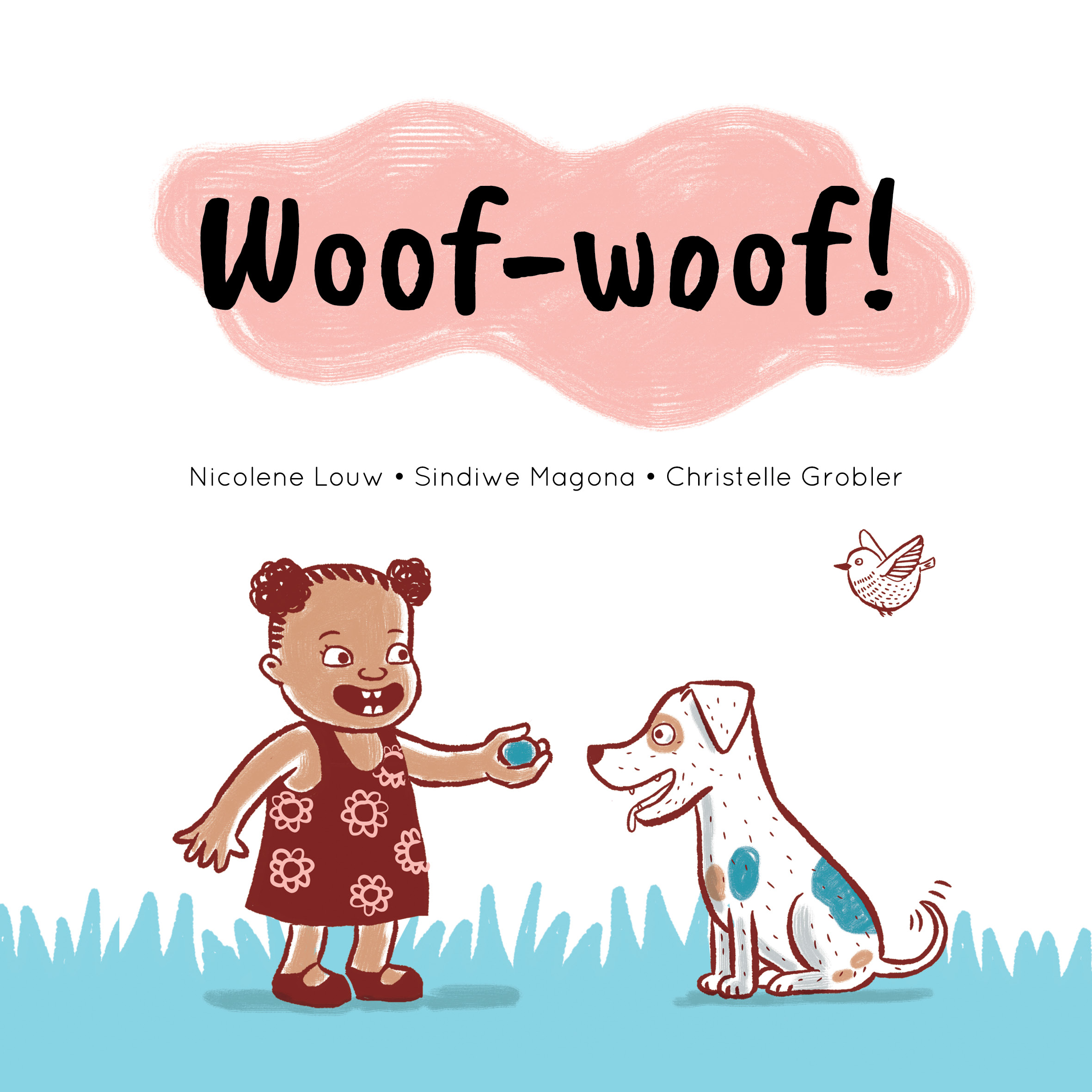 Woof-woof! — original illustrated page 1, English text included