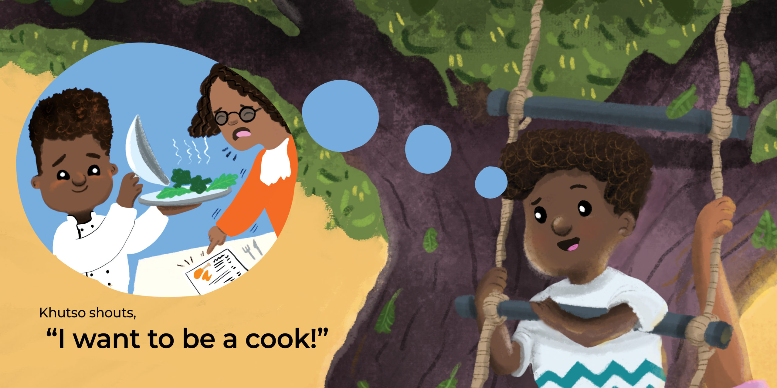 Yes you can! — original illustrated page 3, English text included
