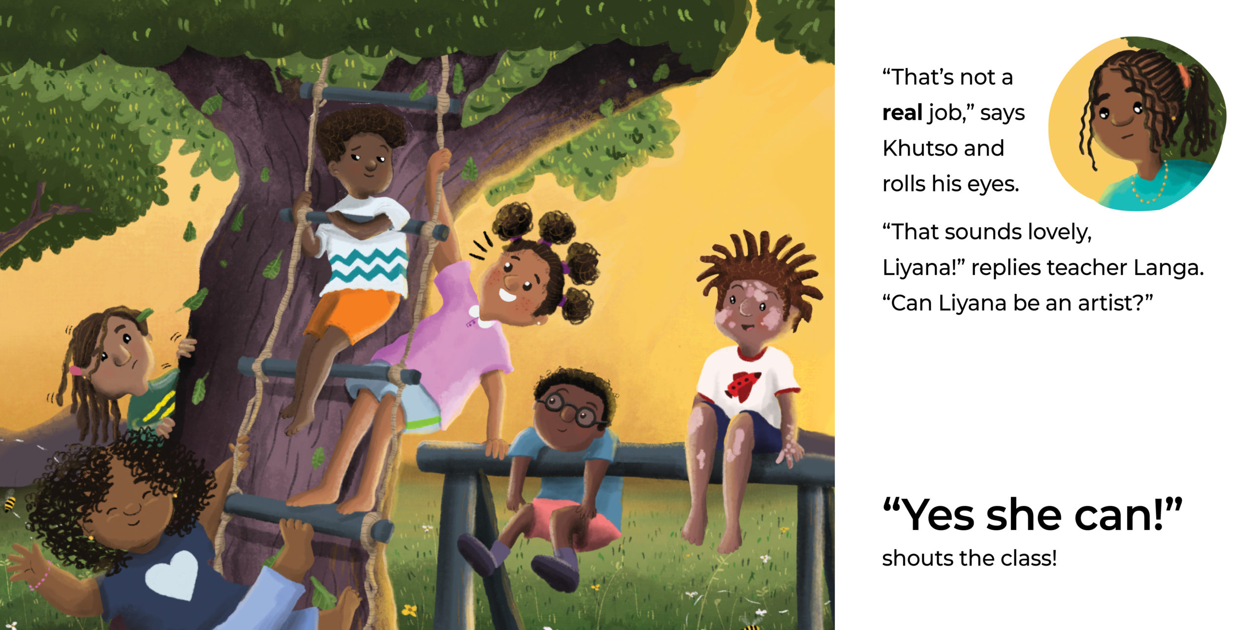 Yes you can! — original illustrated page 10, English text included