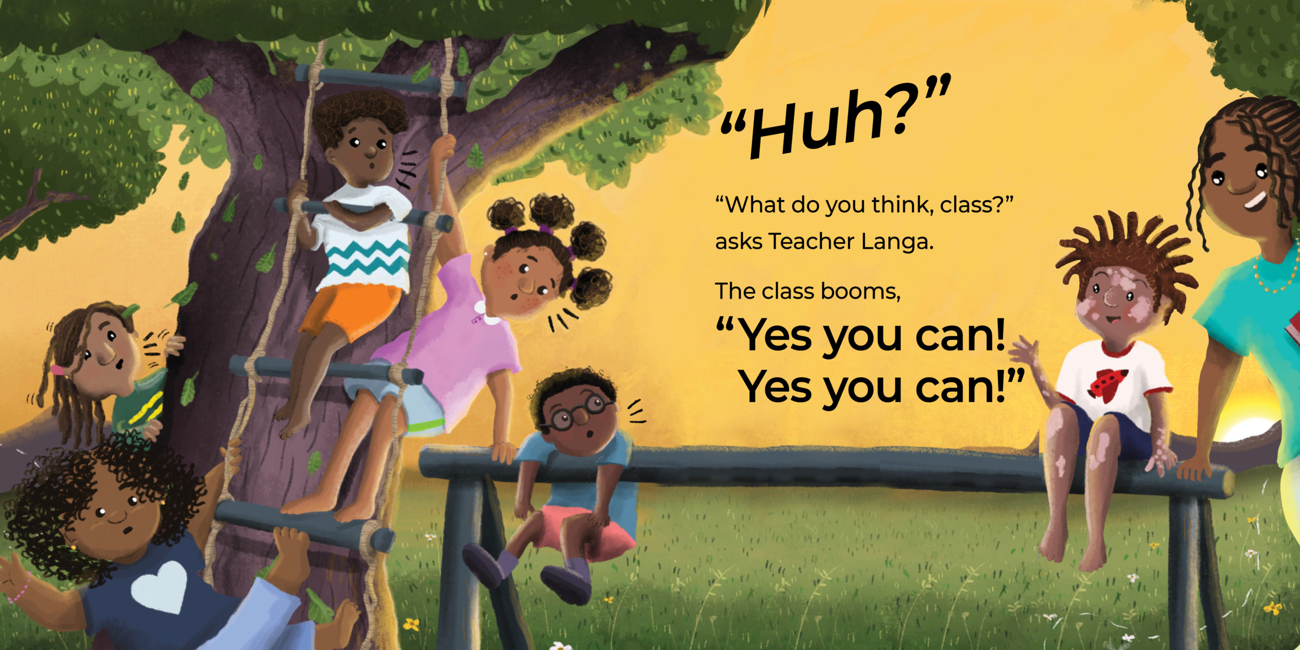 Yes you can! — original illustrated page 12, English text included