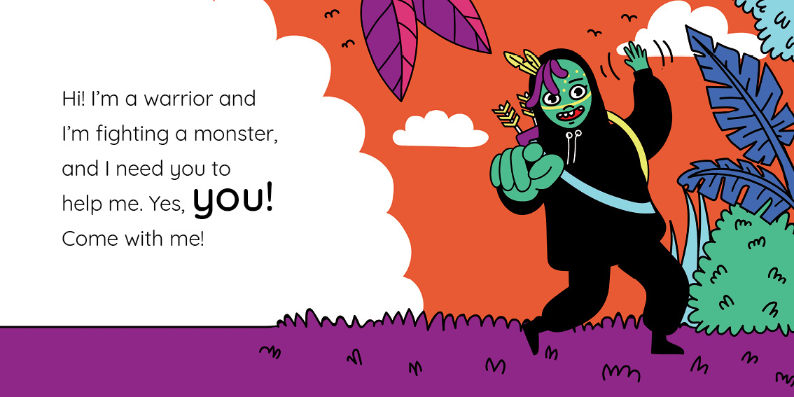 You! Yes You! — original illustrated page 5, English text included