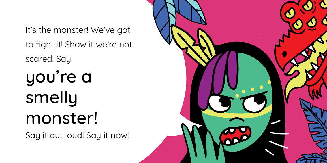 You! Yes You! — original illustrated page 13, English text included