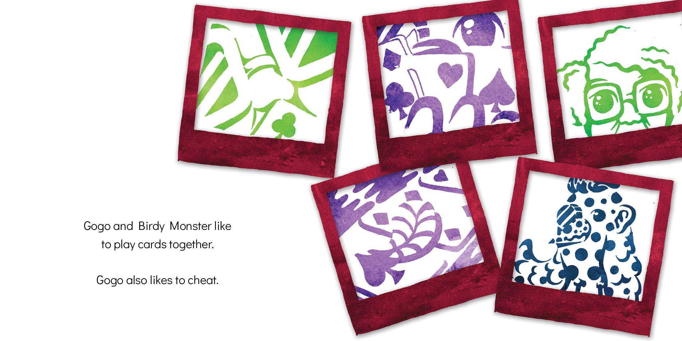 Zandi and Birdy Monster — original illustrated page 11, English text included