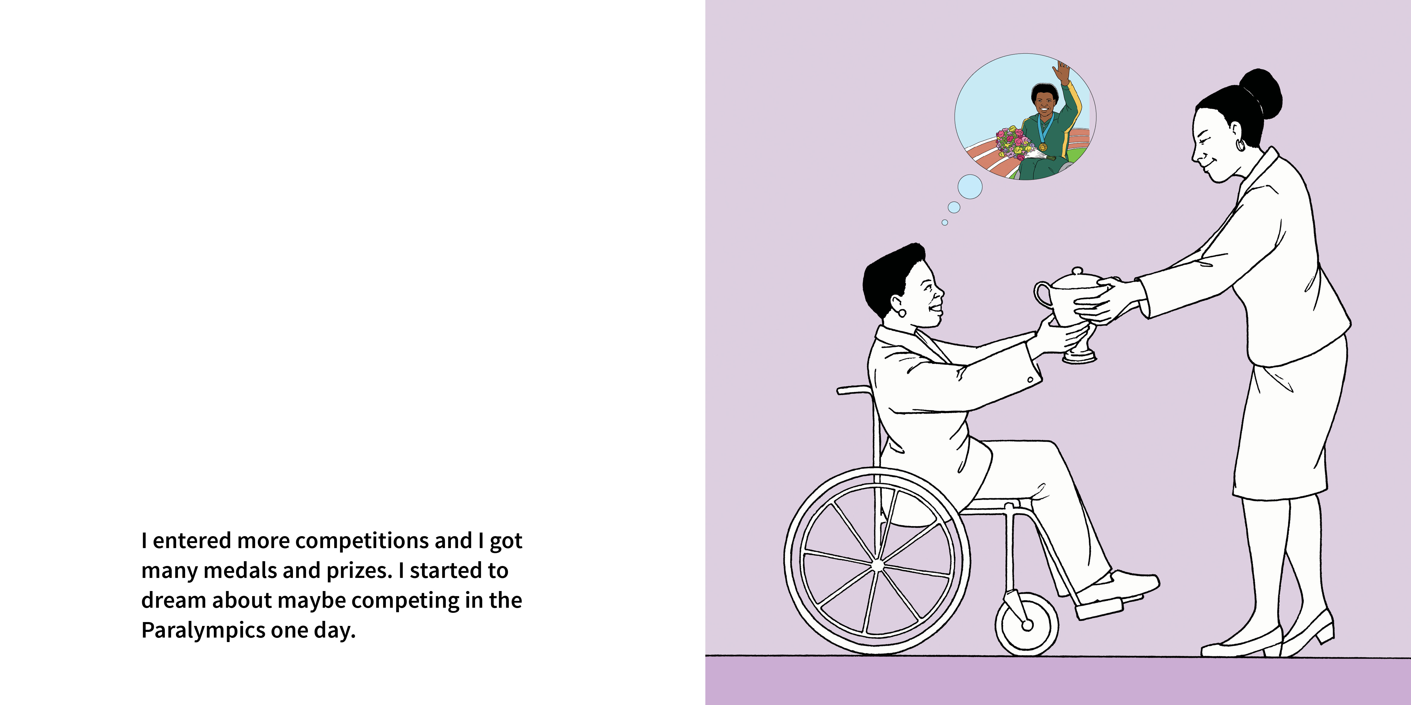 Zanele Situ: My Story — original illustrated page 8, English text included