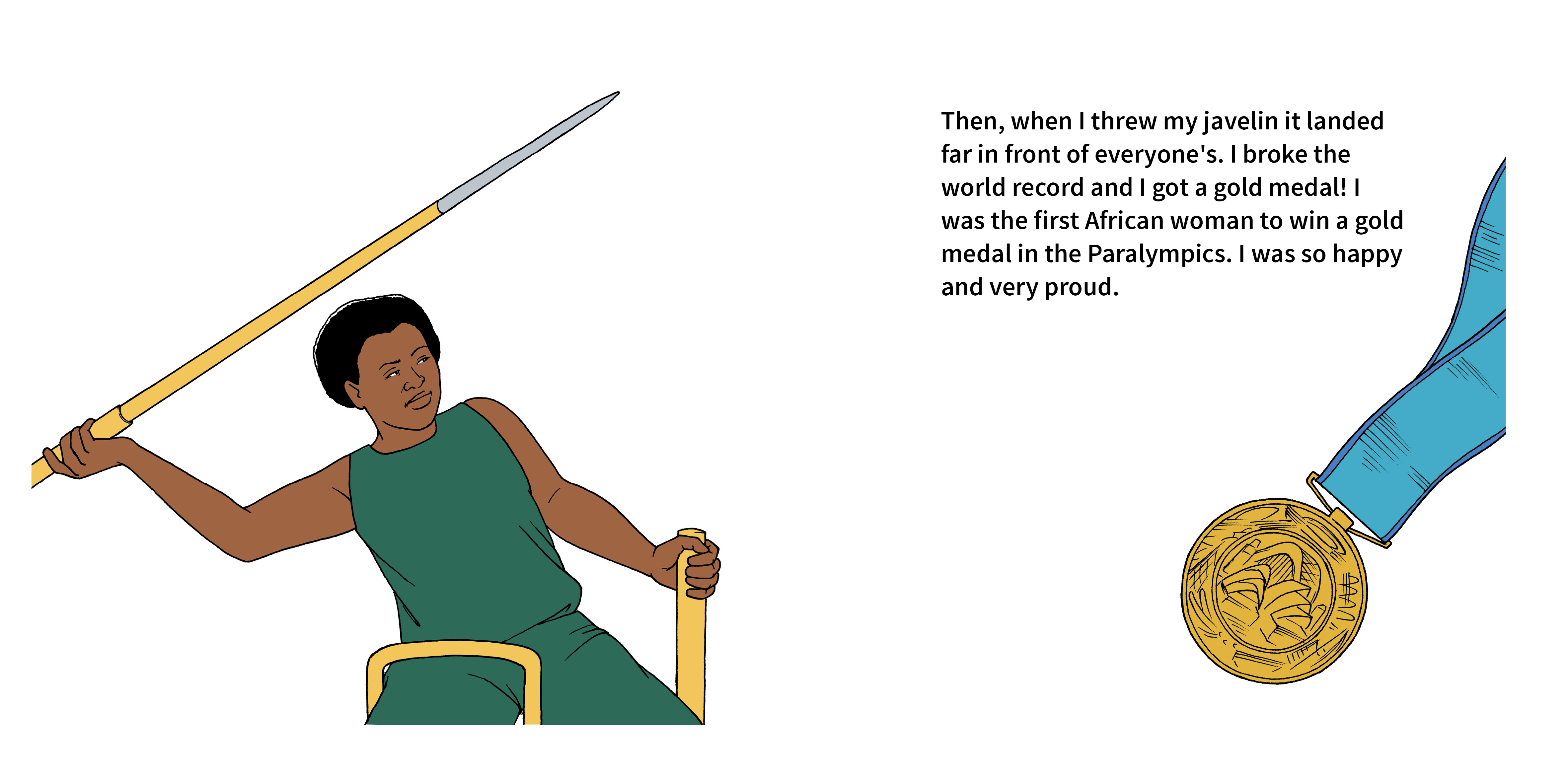 Zanele Situ: My Story — original illustrated page 12, English text included