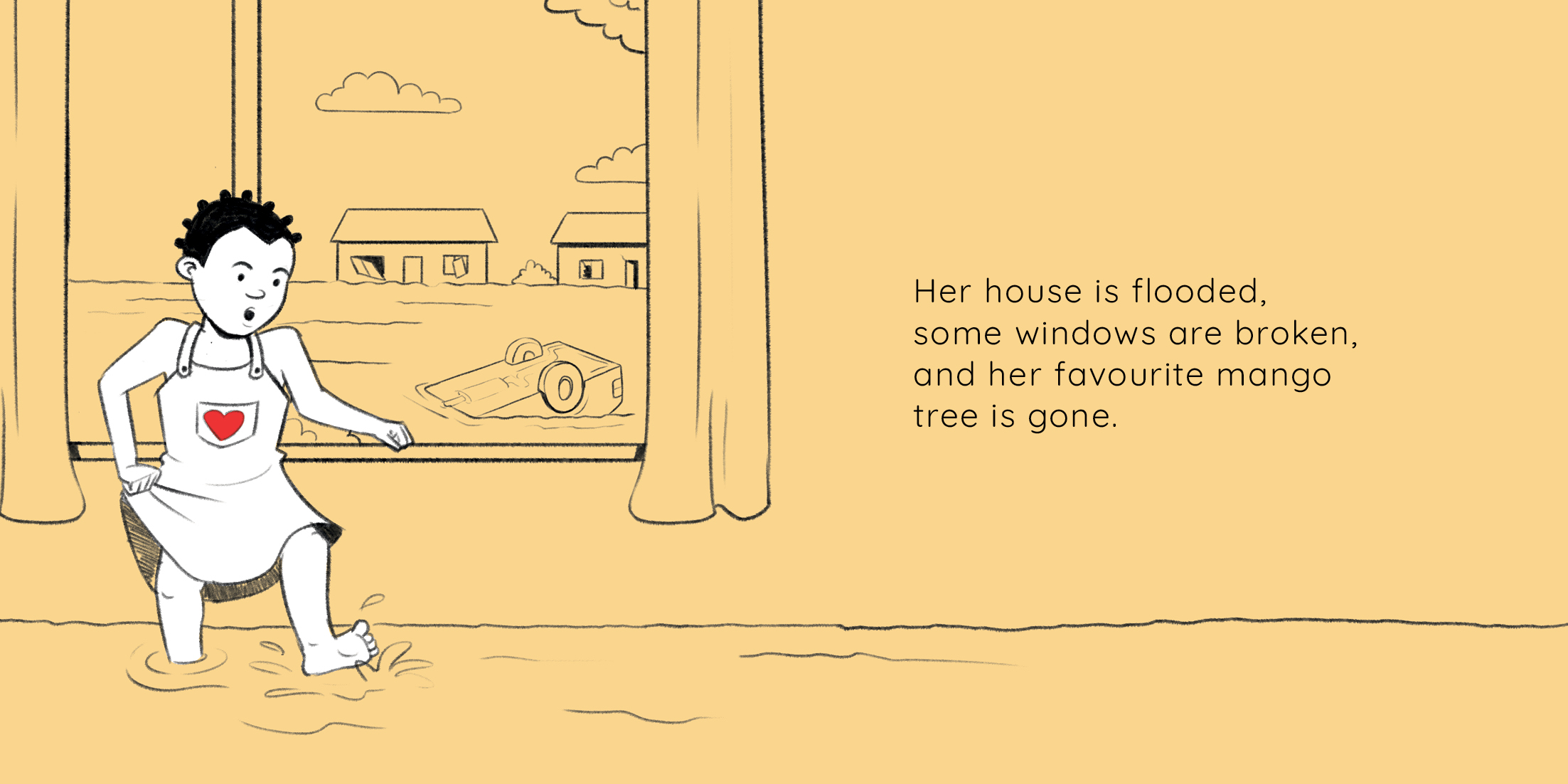 Zenande’s helping hands — original illustrated page 5, English text included