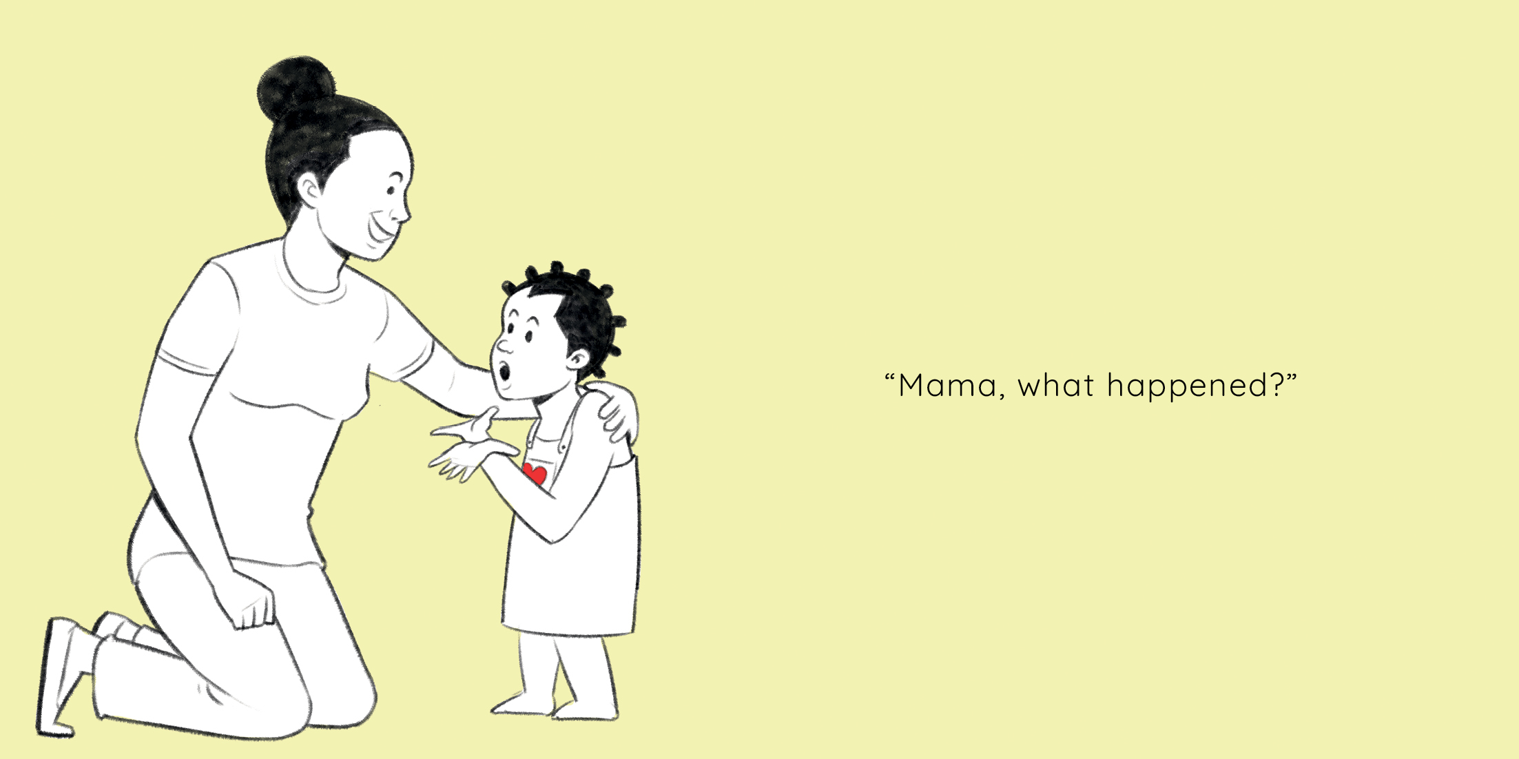Zenande’s helping hands — original illustrated page 6, English text included