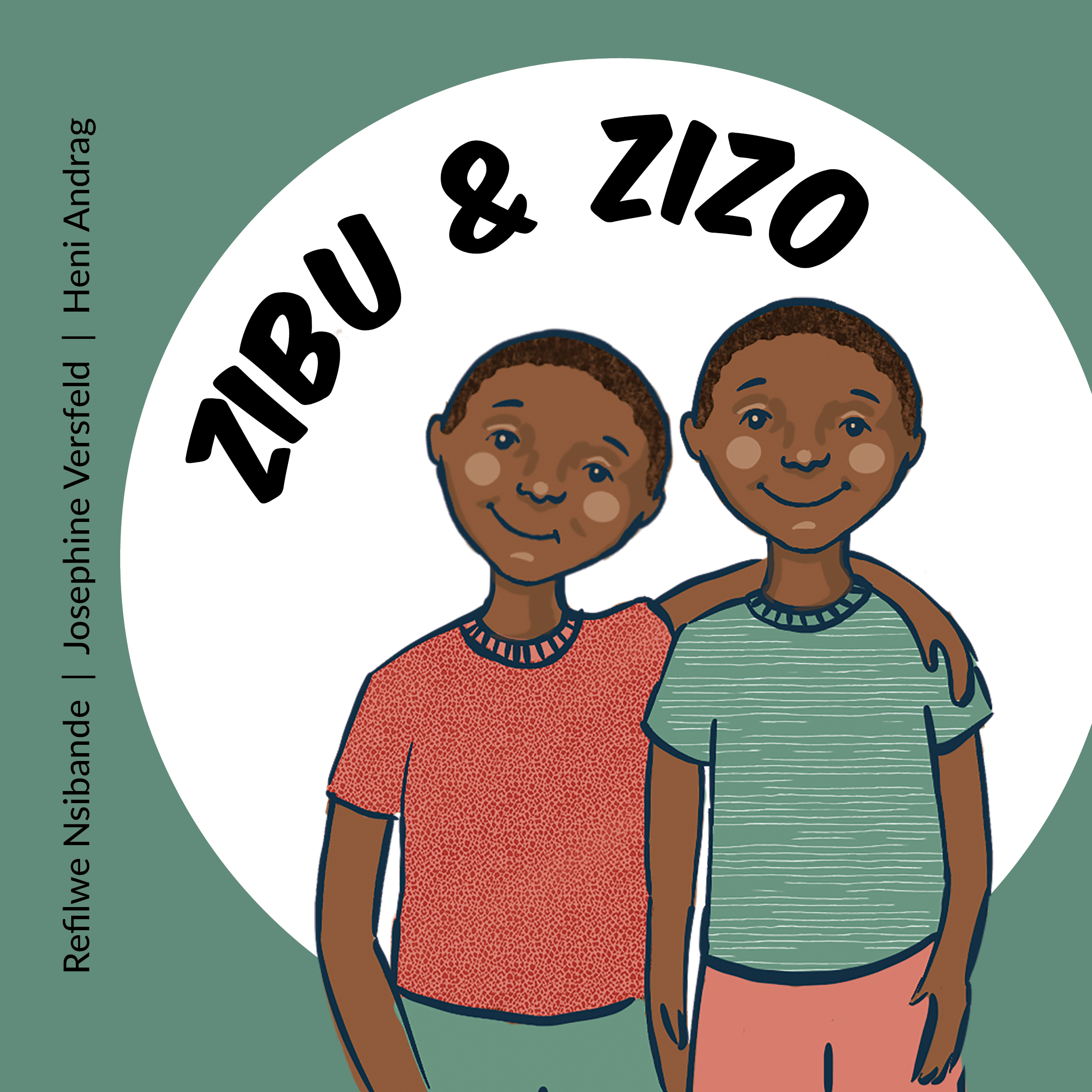 Zibu and Zizo — original illustrated page 1, English text included